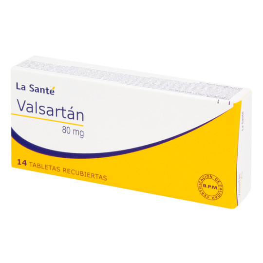 ( ) VALSARTAN 80 MG 14 TABLETAS LS(M)9284