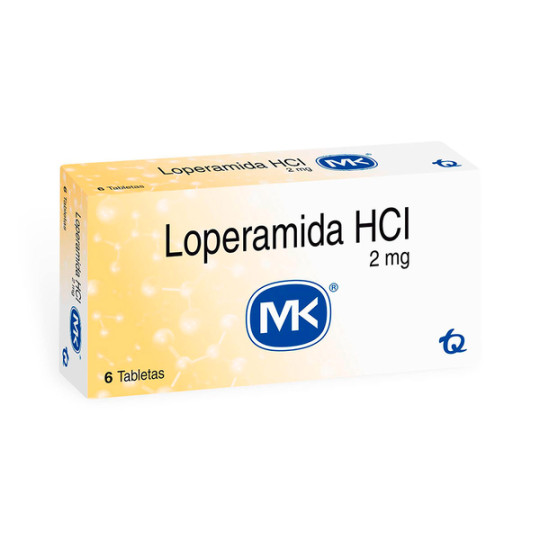 LOPERAMIDA 2 MG 6 TABLETAS MK
