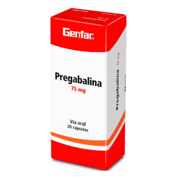( ) PREGABALINA 75 MG 30 CAP.GF (M)40860