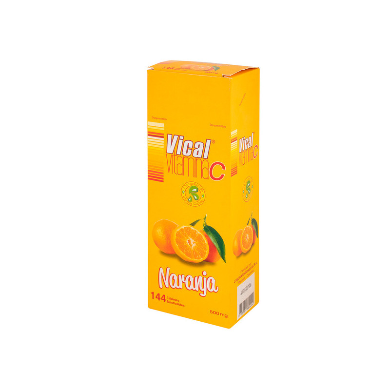 ( ) VITAMINA C 500 MG VICAL NARANJA MAST.144          