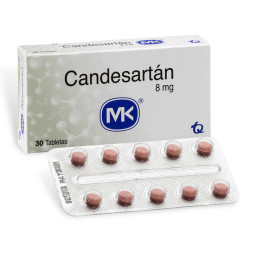 CANDESARTAN 8 MG 30 TABLETAS MK(M)13999