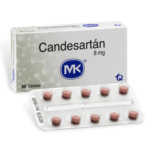 CANDESARTAN 8 MG 30 TABLETAS MK(M)13999