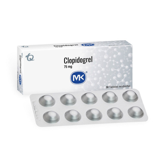 CLOPIDOGREL 75 MG 30 TABLETAS MK(M)42750