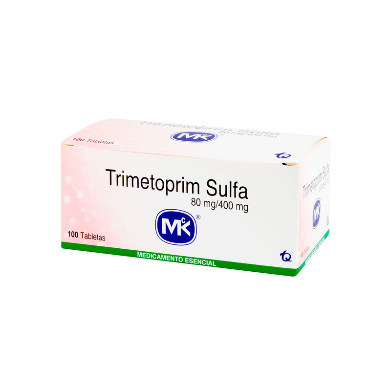 TRIMETOPRIM SULFA 80-400 100 TABLETAS MK