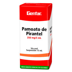 ( ) PAMOATO PIRANTEL SUSPENSION 15 ML GF