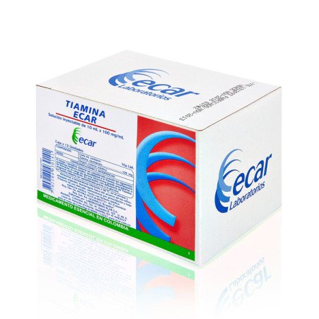 TIAMINA 1 GR 10 ML AMPOLLA EC