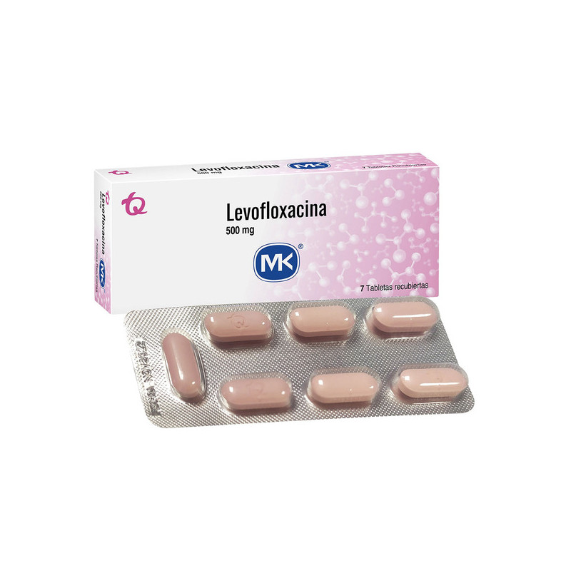 LEVOFLOXACINA 500 MG 7 TABLETAS MK