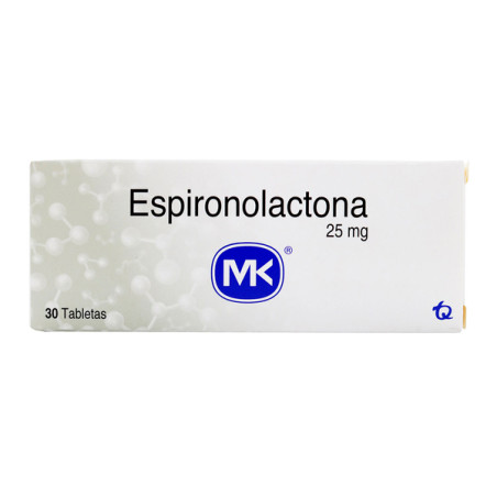 ESPIRONOLACTONA 25 MG 30 TABLETAS MK
