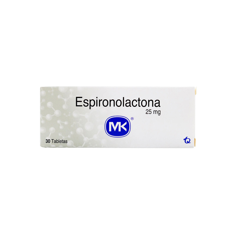 ESPIRONOLACTONA 25 MG 30 TABLETAS MK