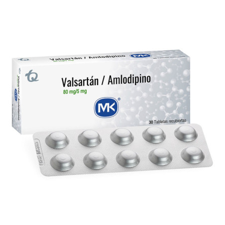 VALSARTAN AMLODIPINO 80/5MG 30TBS MK