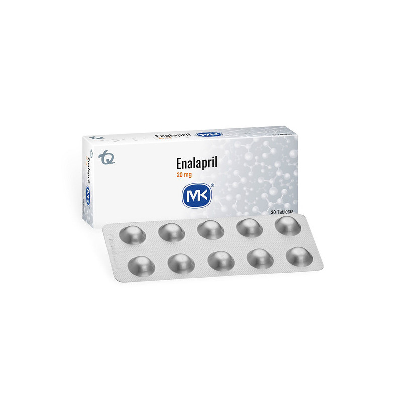 ENALAPRIL 20 MG 30 TBS MK