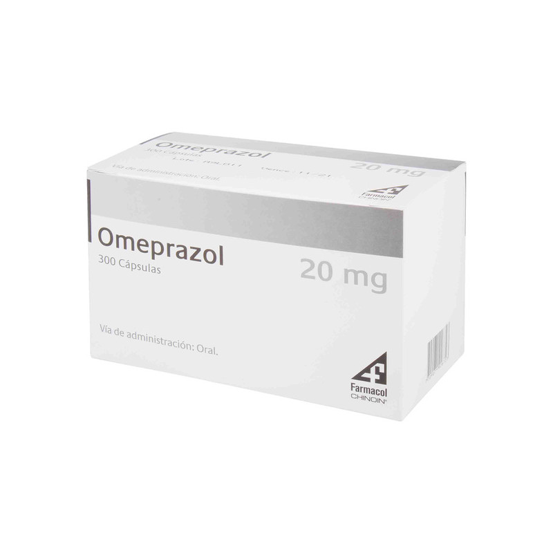OMEPRAZOL 20 MG 300 CAPSULAS