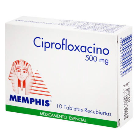 CIPROFLOXACINO 500 MG 10 TBS MP