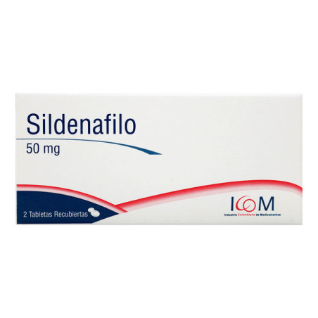 ( ) SILDENAFIL 50 MG 2 TABLETAS (NTI)                 