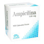 ( ) AMPICILINA 500 MG CAJA 100 CAP PC