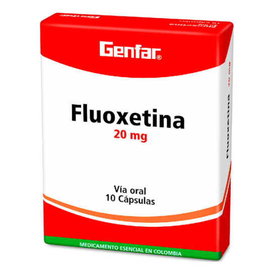 ( ) FLUOXETINA 20 MG 10 CAPSULAS GF