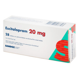 ESCITALOPRAM 20 MG 28 TABLETAS SZ