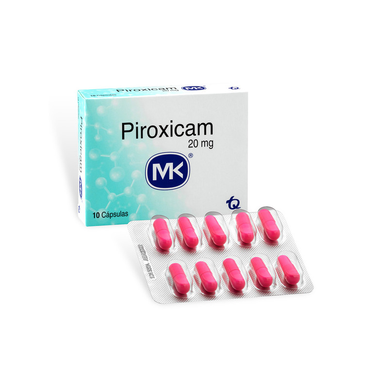 PIROXICAM 20 MG 10 CAPSULAS MK