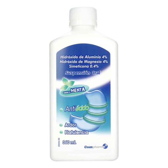 HIDROXIDO ALUMINIO HIDROX MAG SIM 360ML           