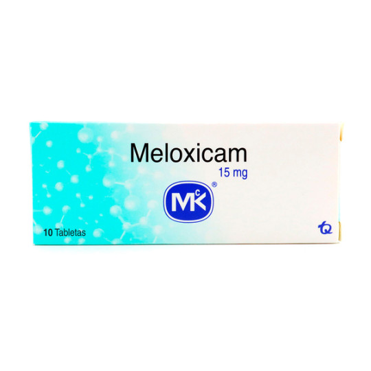 MELOXICAM 15 MG 10 TABLETAS MK