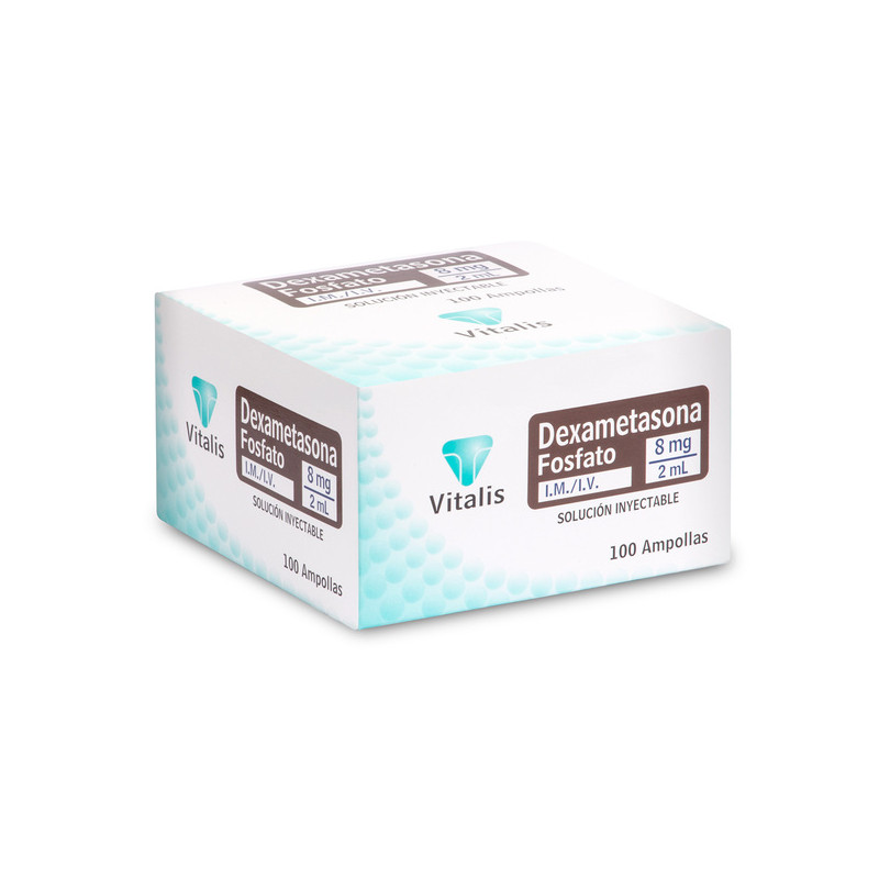 DEXAMETASONA 8MG/2ML 100 AMPOLLAS VT