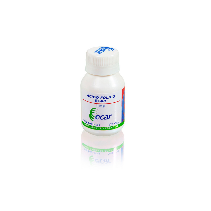ACIDO FOLICO 1 MG 100 TABLETAS EC