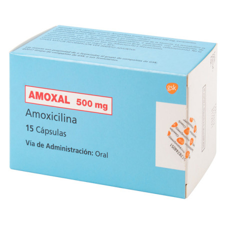 AMOXAL 500 MG 15 CAPSULAS (3% )