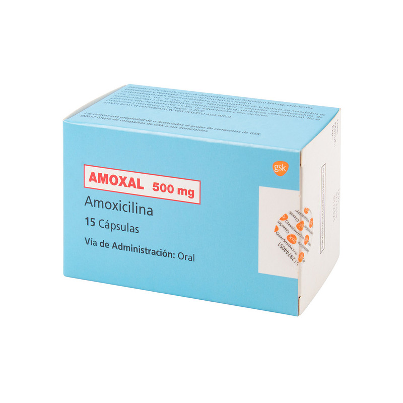 AMOXAL 500 MG 15 CAPSULAS (3% )