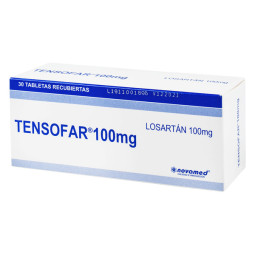 ( ) LOSARTAN TENSOFAR 100 MG 30 TABLETAS