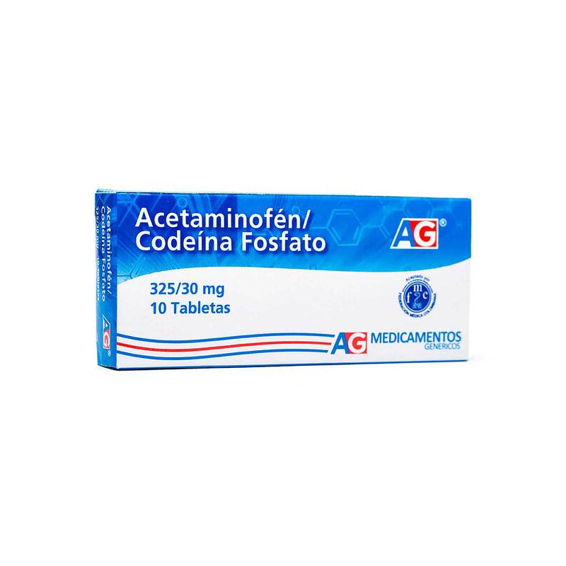 ACETAMINOFEN/CODEINA 325/30 MG 10 TBS AG          