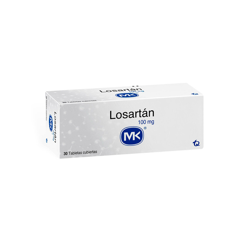 LOSARTAN 100 MG 30 TBS MK
