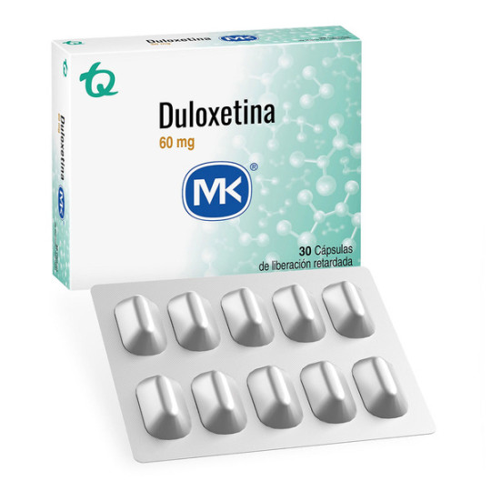 DULOXETINA 60 MG 30 TABLETAS MK(P)70380