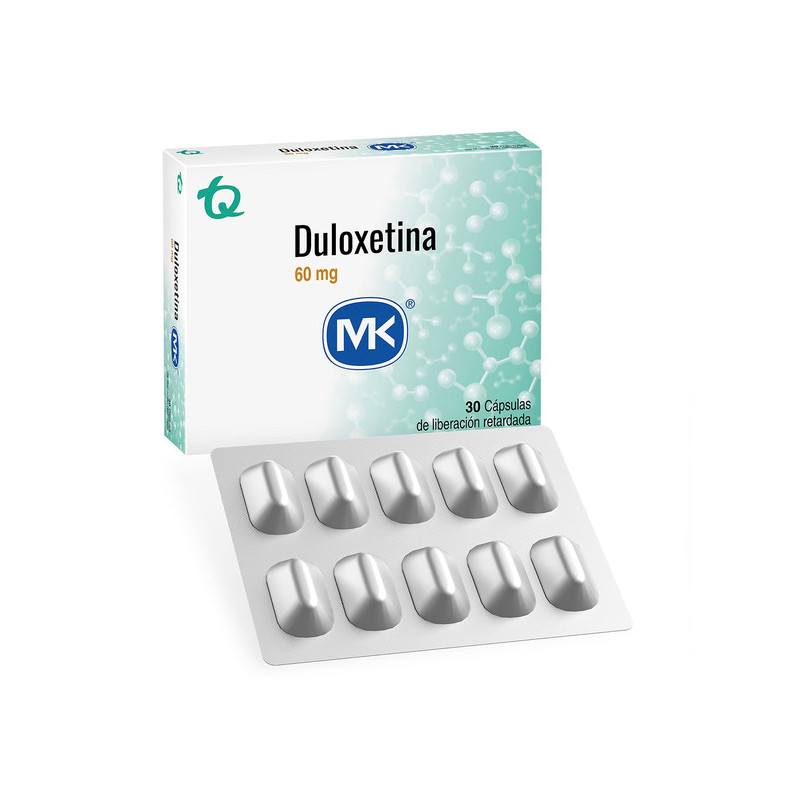 DULOXETINA 60 MG 30 TABLETAS MK(P)70380