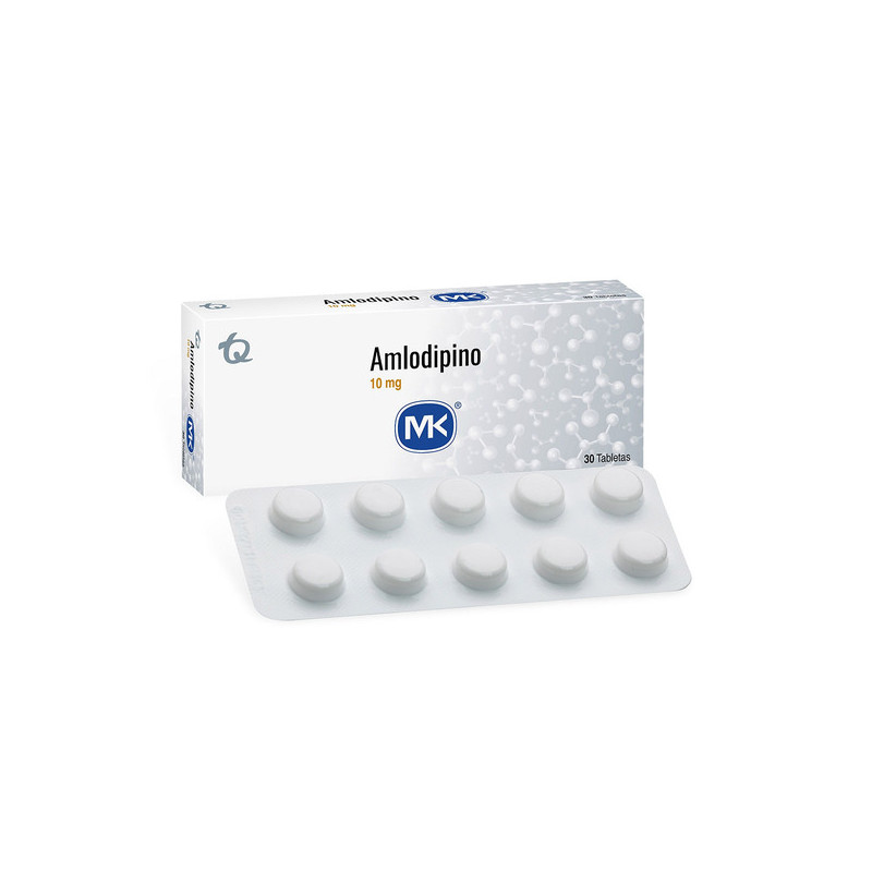 AMLODIPINO 10 MG 30 TBS MK