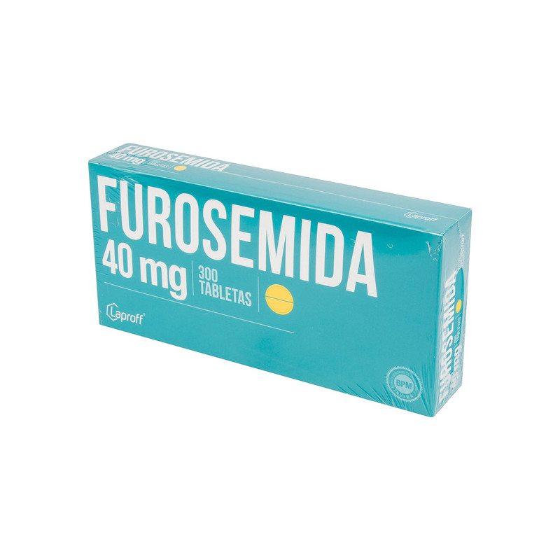 FUROSEMIDA 40 MG 300 TABLETAS LP