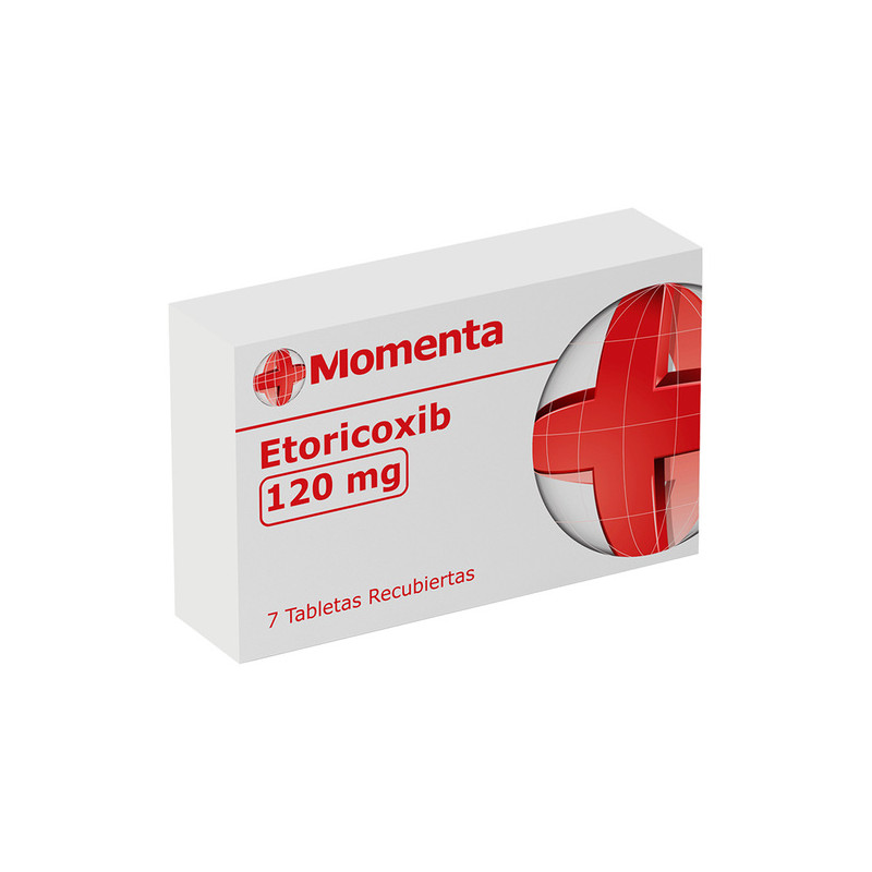 ETORICOXIB 120 MG 7  TABLETAS MOMENTA