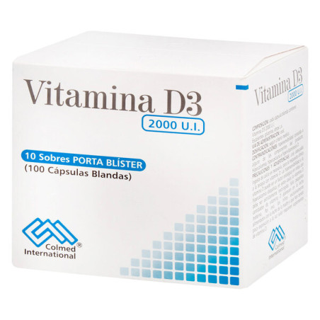 ( ) VITAMINA D3 2000 UI 100 CAP 10 SBS PC