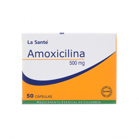 ( ) AMOXICILINA 500 MG 50 CAPSULAS LS