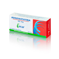 ROSUVASTATINA 40MG 30 TBS ECAR (A)(3% )