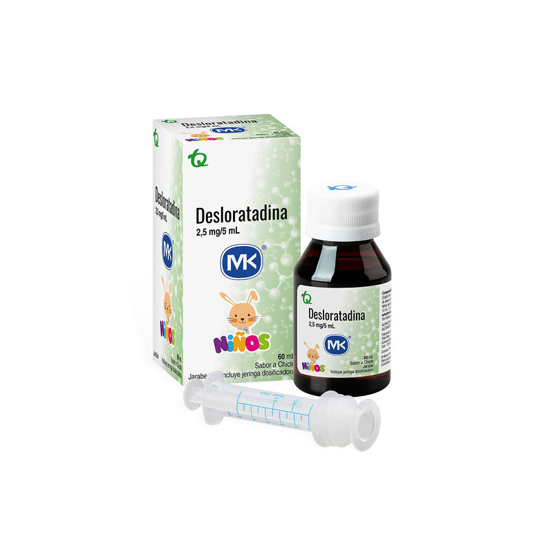 DESLORATADINA 2.5MG/5ML JBE 60ML MK