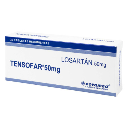 ( ) LOSARTAN TENSOFAR 50 MG 30 TABLETAS