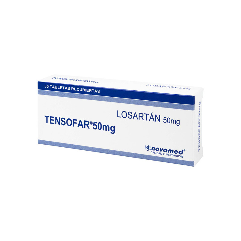 ( ) LOSARTAN TENSOFAR 50 MG 30 TABLETAS