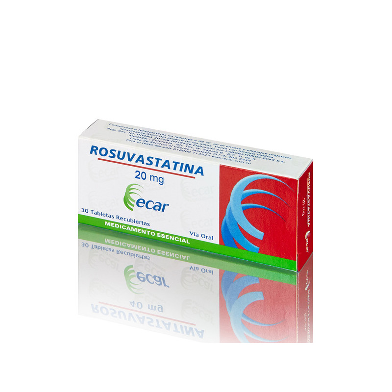 ROSUVASTATINA 20MG 30 TBS ECAR (A)