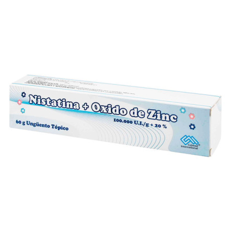 ( ) NISTATINA OXIDO DE ZINC 60 GR PC