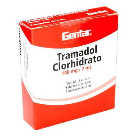 ( ) TRAMADOL 100MG/2ML 5 AMP GF