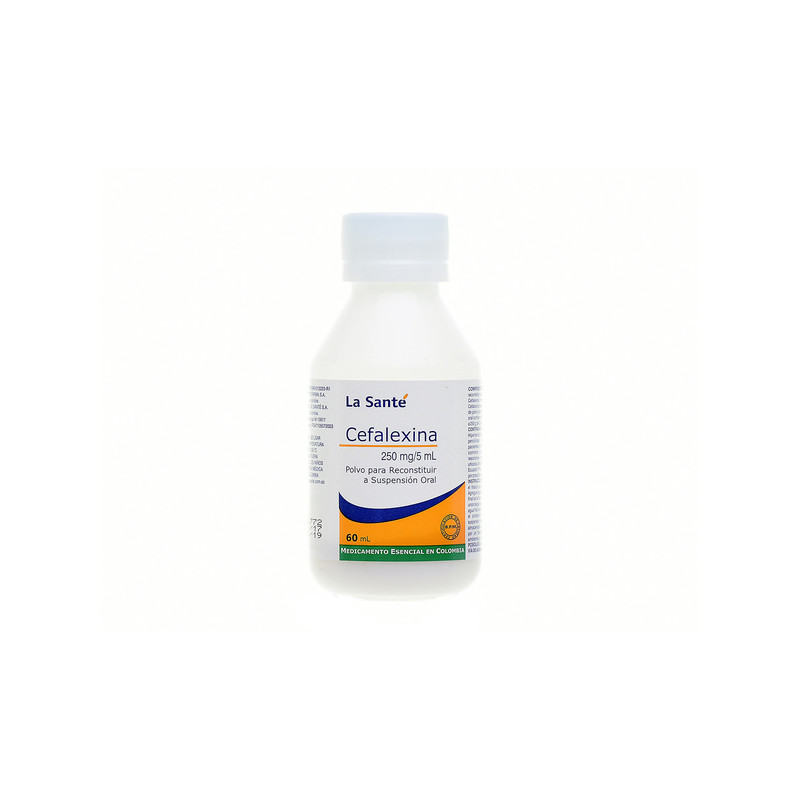( ) CEFALEXINA 250 MG SUSPENSION 60 ML LS