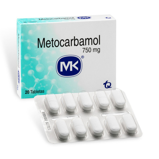 METOCARBAMOL 750 MG 20 TABLETAS MK