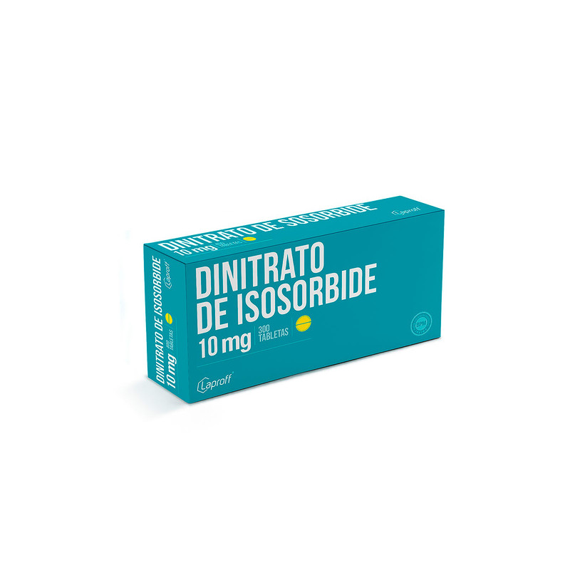 DINITRATO DE ISOSORBIDE 10 MG 300 TBS LP