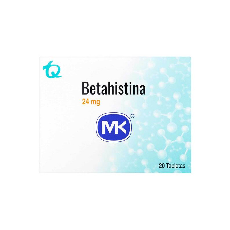 BETAHISTINA 24 MG 20 TBS MK