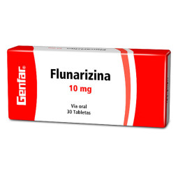 ( ) FLUNARIZINA 10 MG 30 TABLETAS GF
